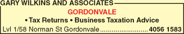 Gary Wilkins And Associates - Hobart Accountants 1