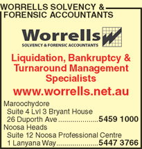 Worrells Solvency & Forensic Accountants - Hobart Accountants 1